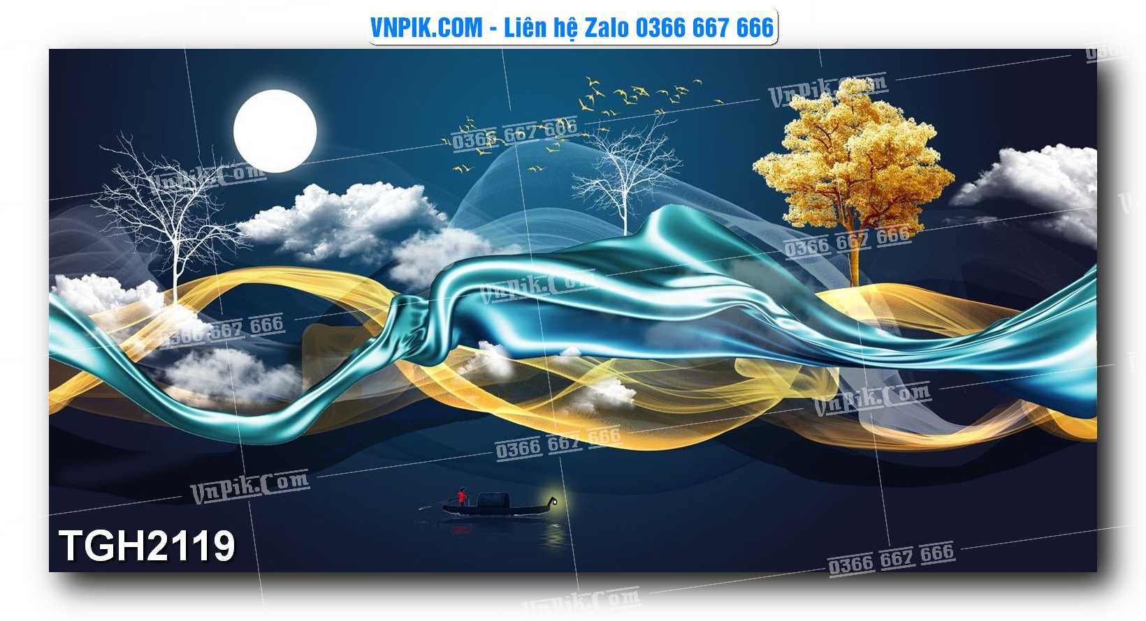 Tranh Ghép Treo Tường Mã File TGH2119