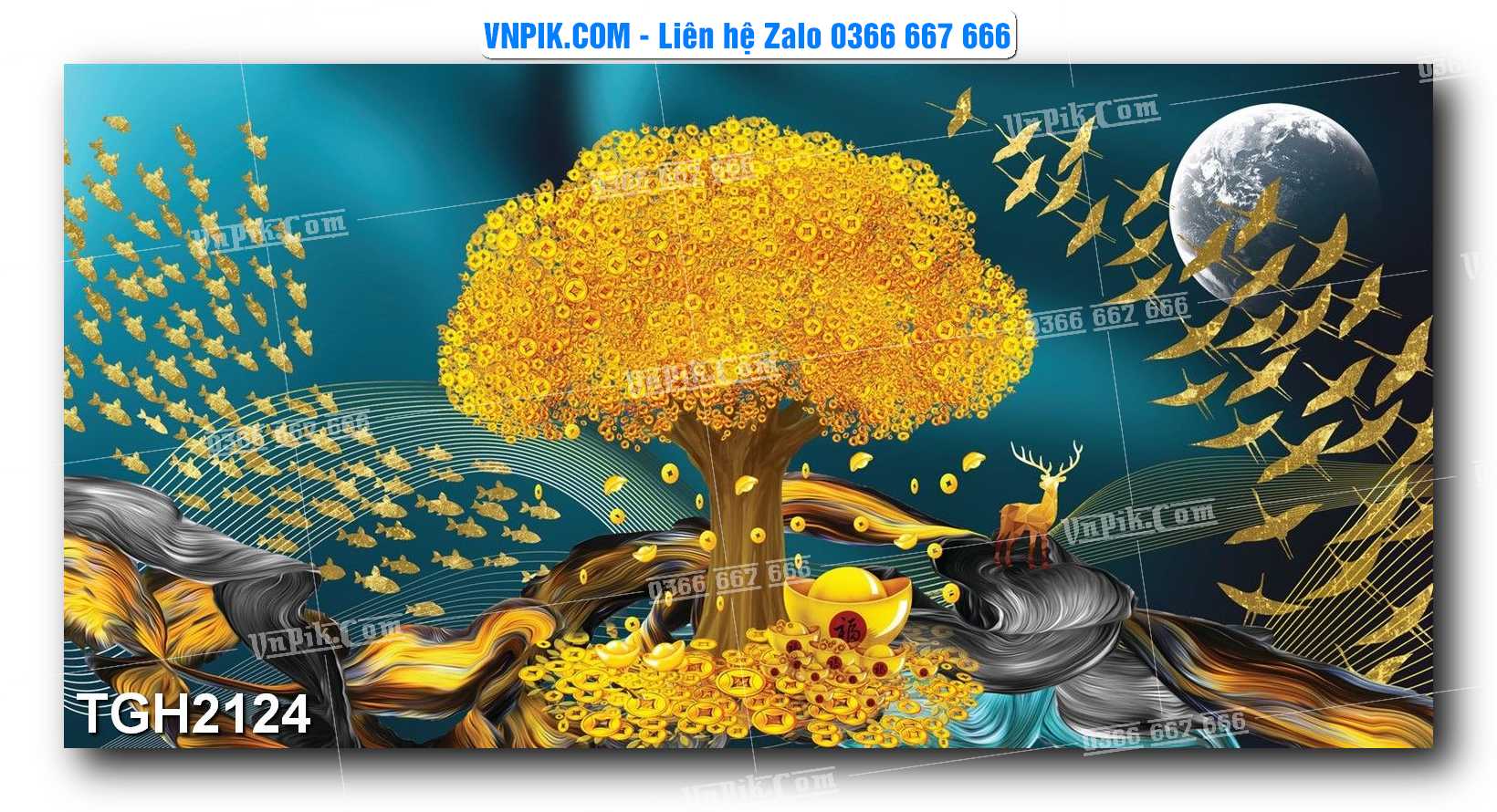 Tranh Ghép Treo Tường Mã File TGH2123