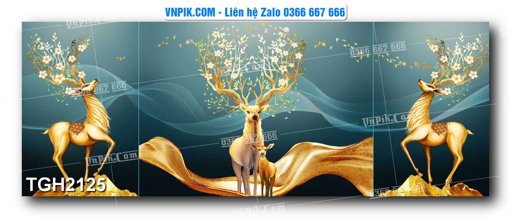 Tranh Ghép Treo Tường Mã File TGH2125