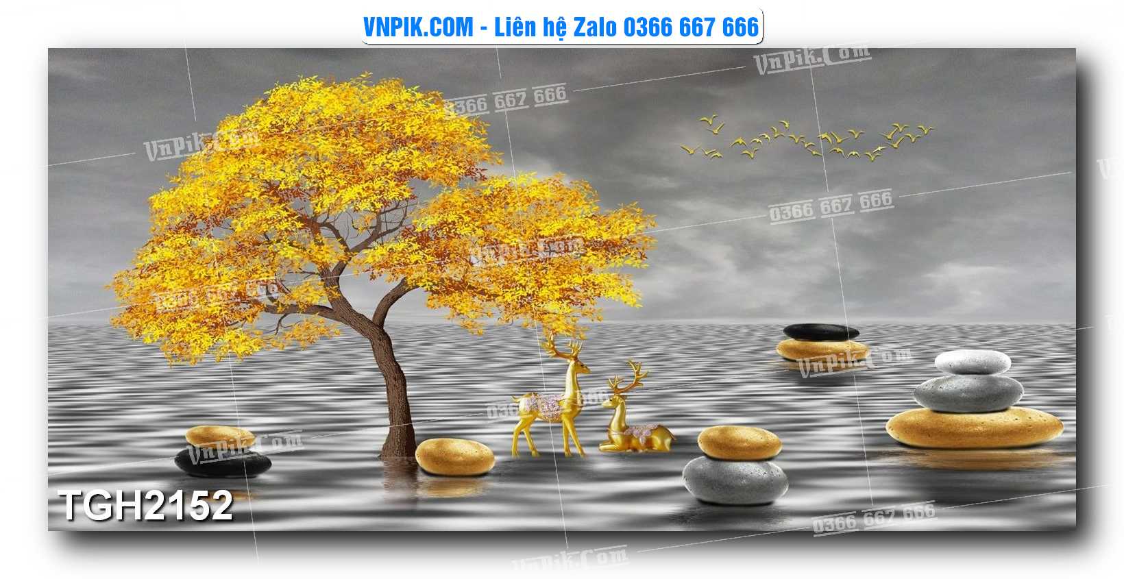 Tranh Ghép Treo Tường Mã File TGH2152