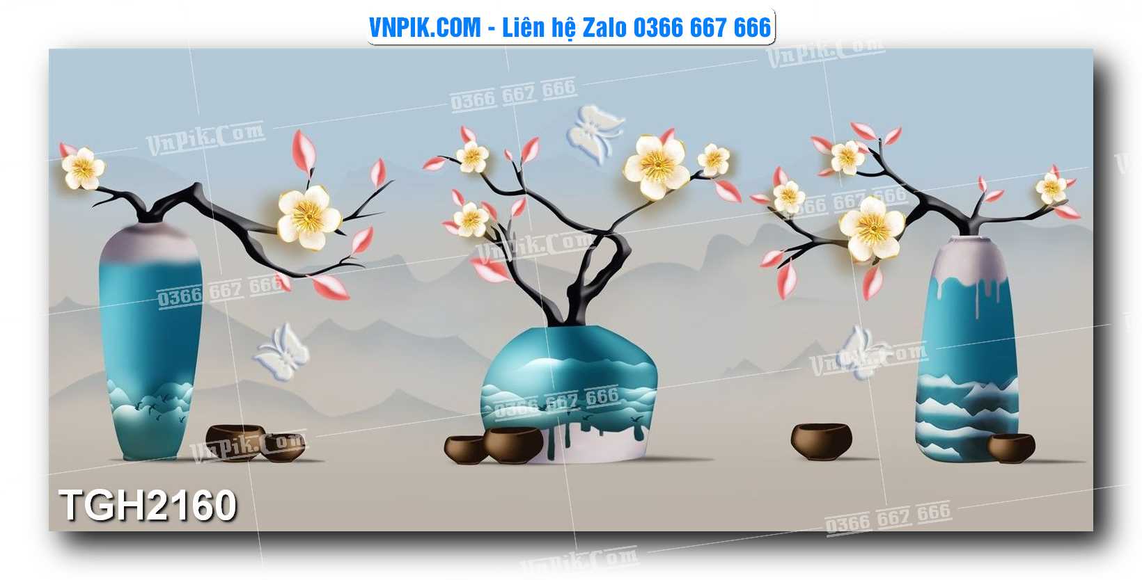 Tranh Ghép Treo Tường Mã File TGH2160
