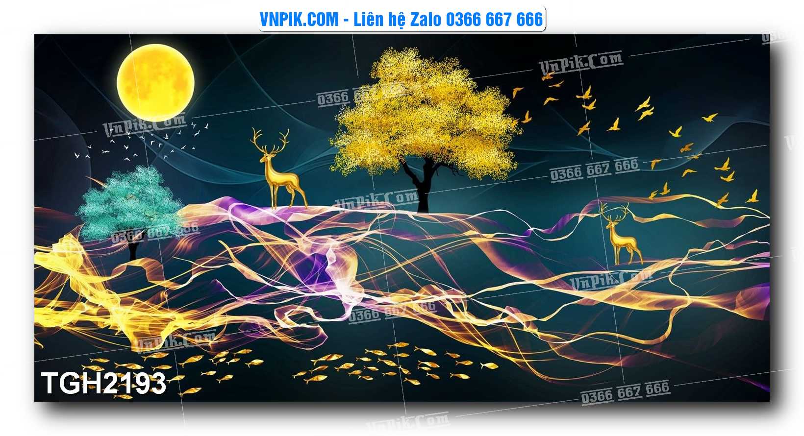Tranh Ghép Treo Tường Mã File TGH2193