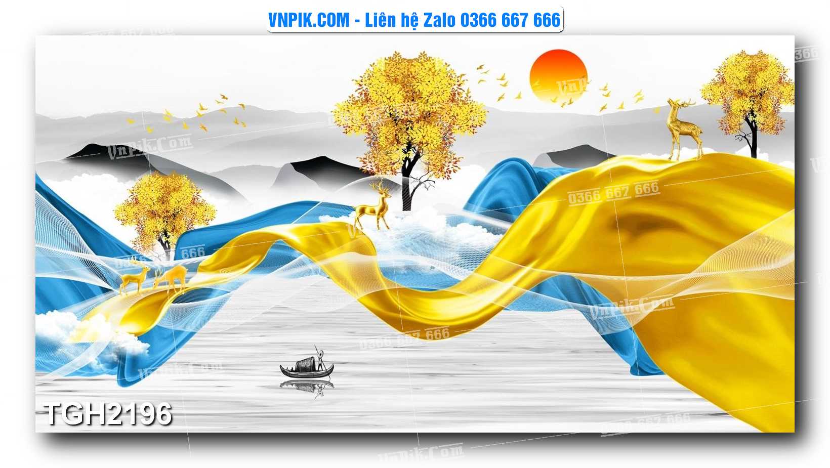 Tranh Ghép Treo Tường Mã File TGH2196