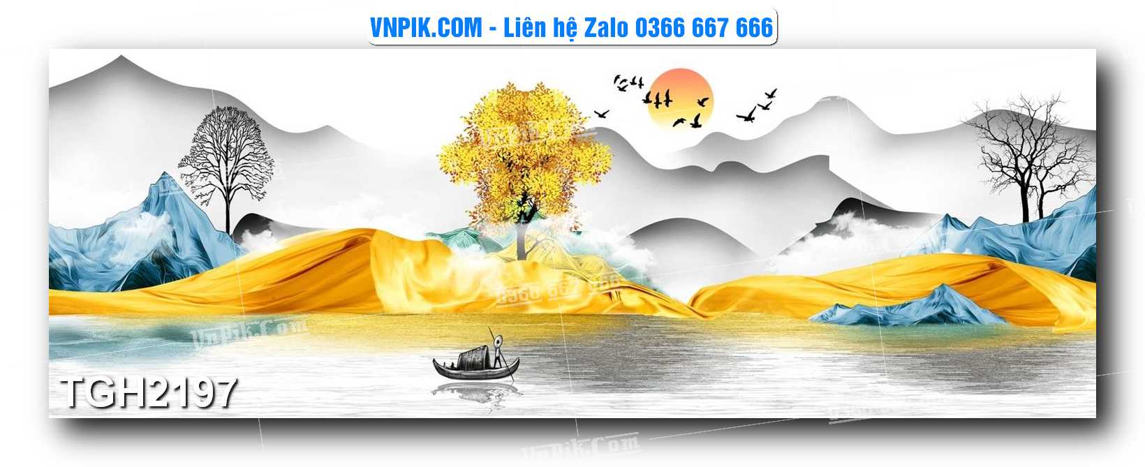 Tranh Ghép Treo Tường Mã File TGH2197