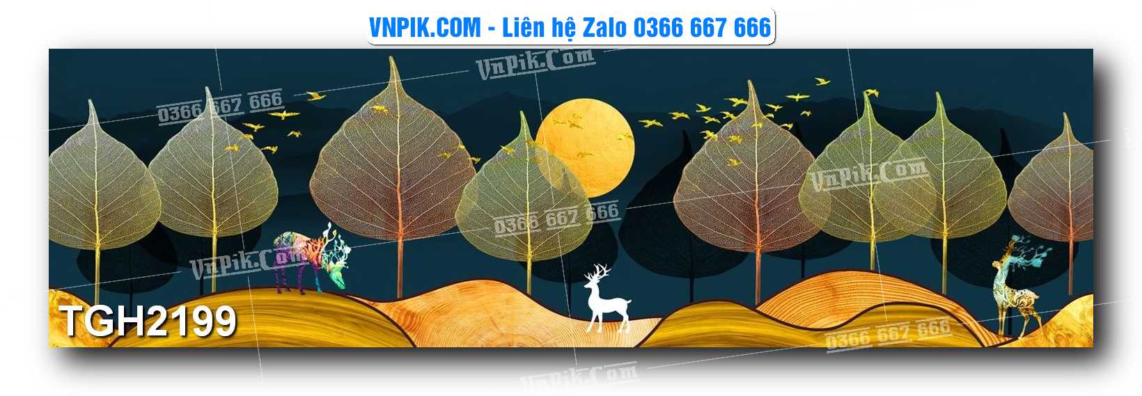 Tranh Ghép Treo Tường Mã File TGH2199