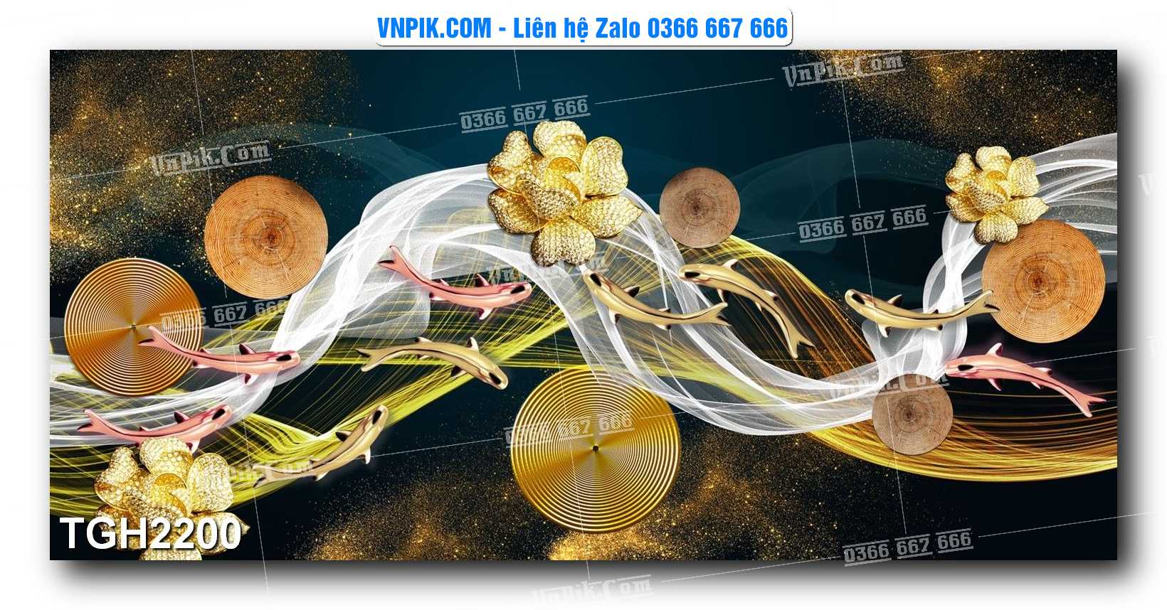 Tranh Ghép Treo Tường Mã File TGH2200