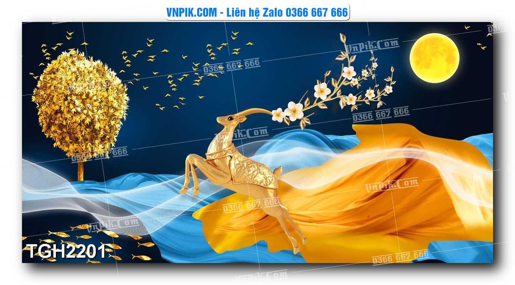 Tranh Ghép Treo Tường Mã File TGH2201