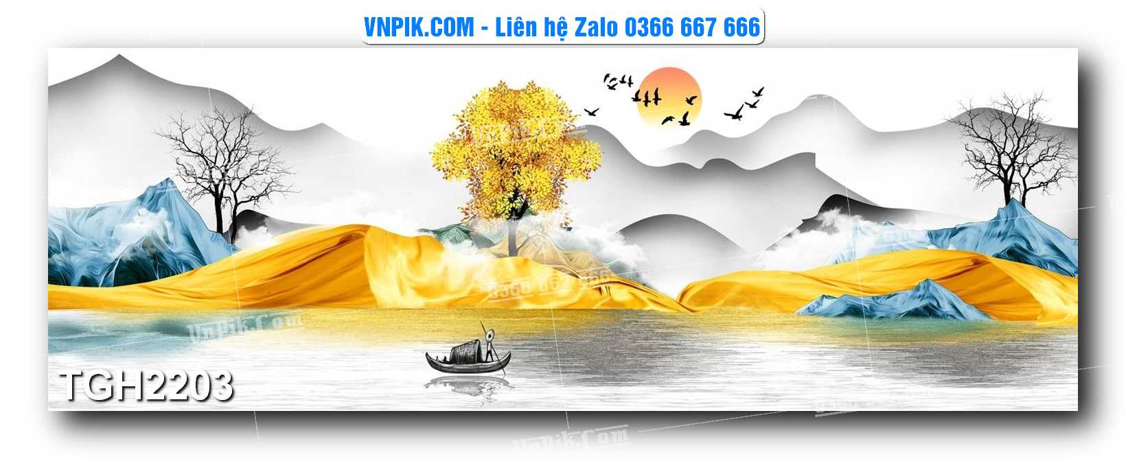 Tranh Ghép Treo Tường Mã File TGH2203