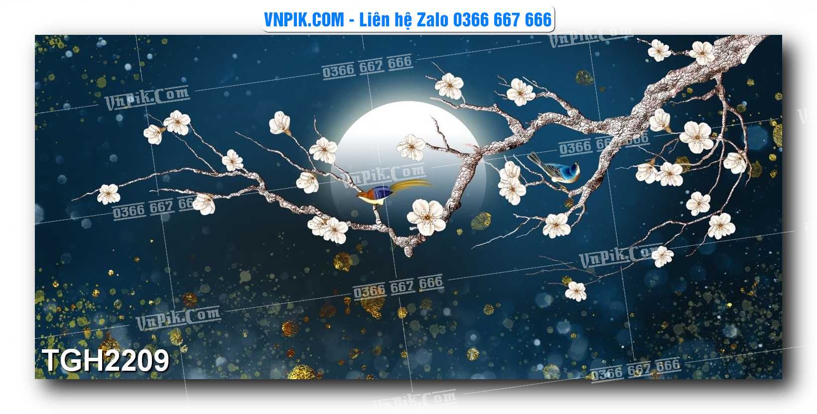 Tranh Ghép Treo Tường Mã File TGH2209