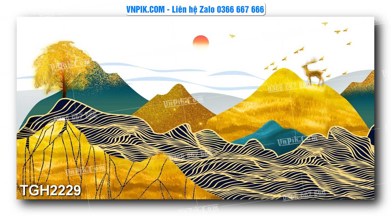 Tranh Ghép Treo Tường Mã File TGH2229