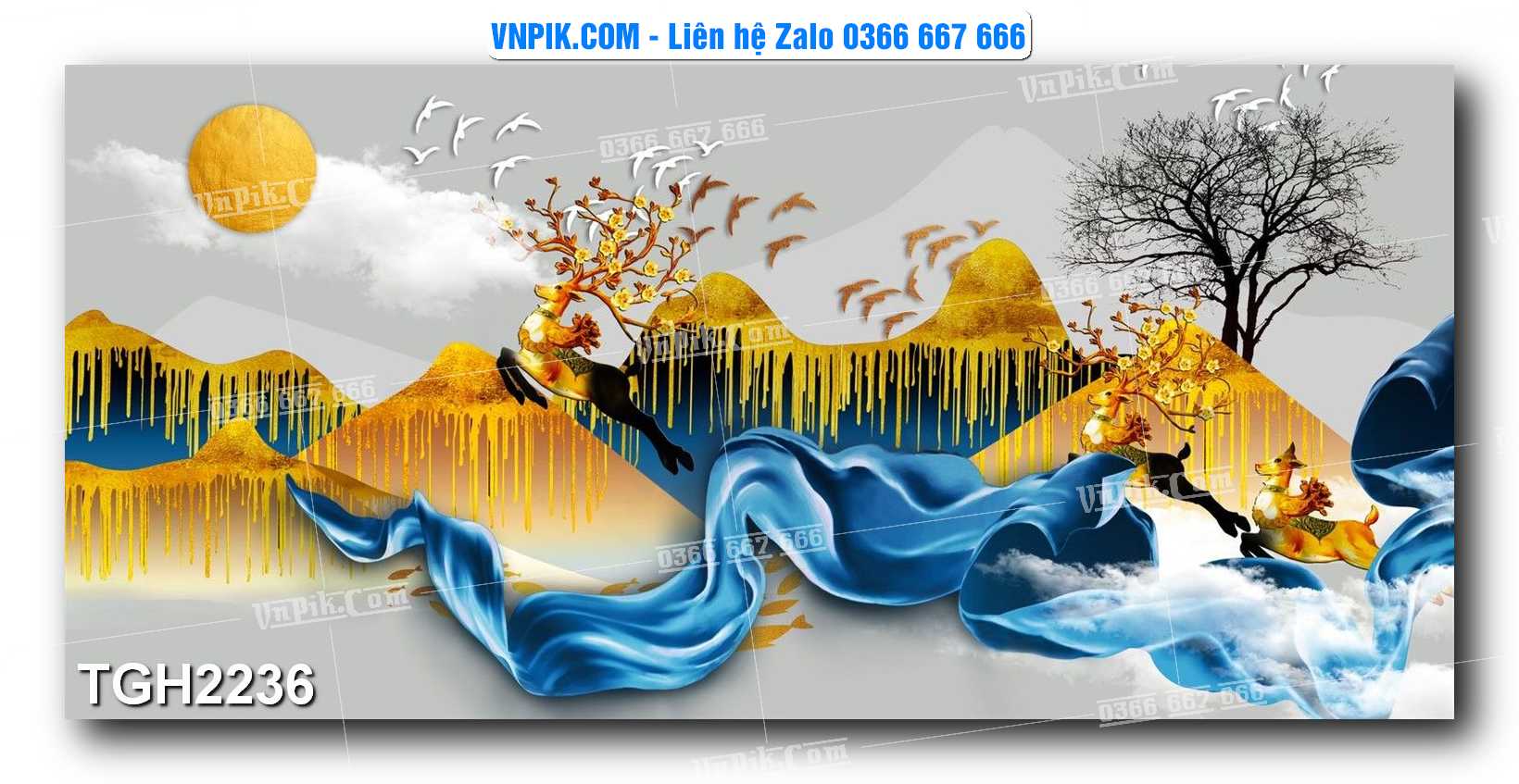Tranh Ghép Treo Tường Mã File TGH2236