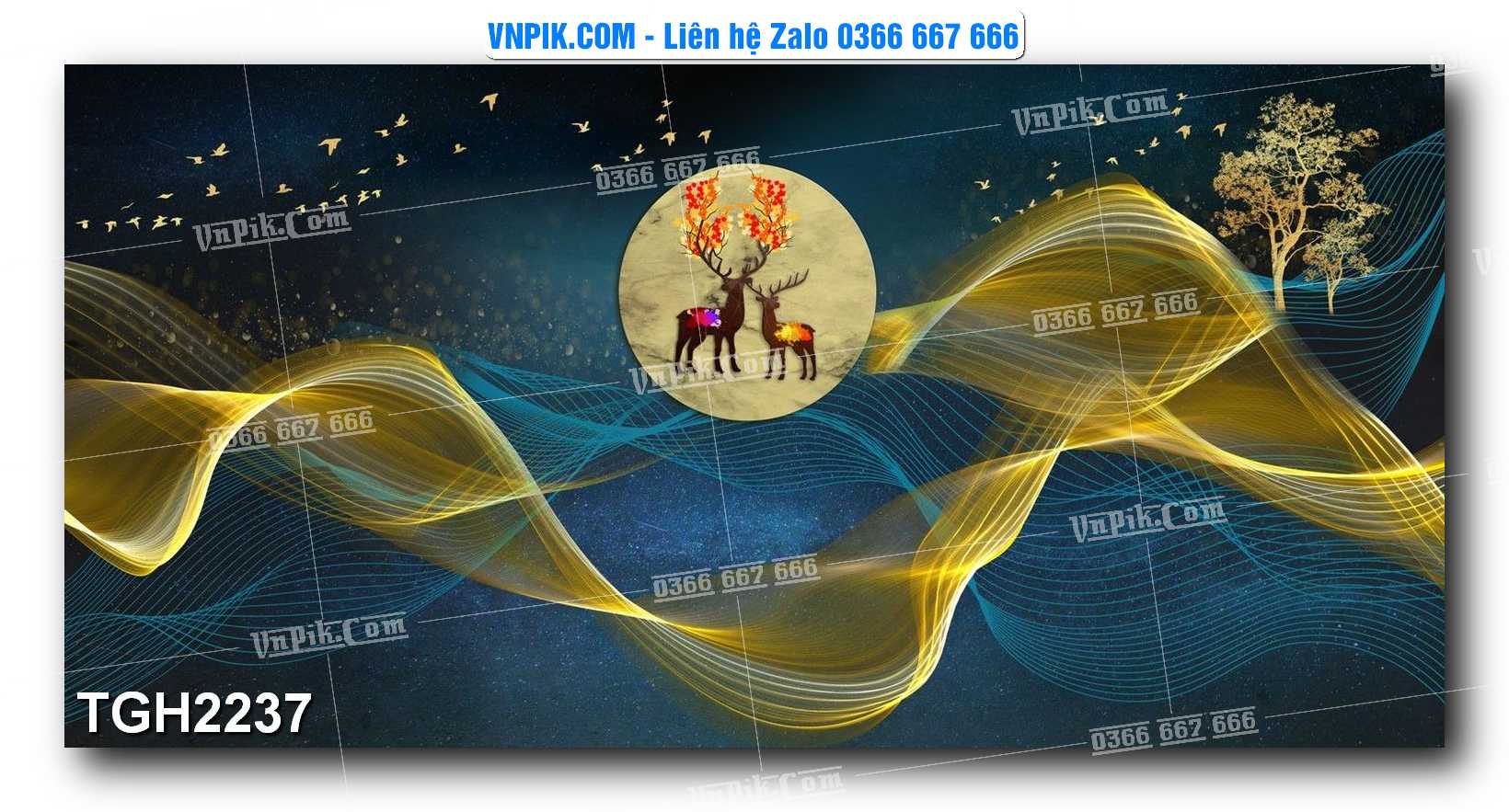 Tranh Ghép Treo Tường Mã File TGH2237