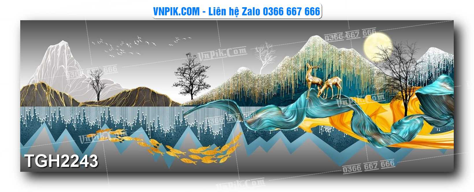 Tranh Ghép Treo Tường Mã File TGH2243