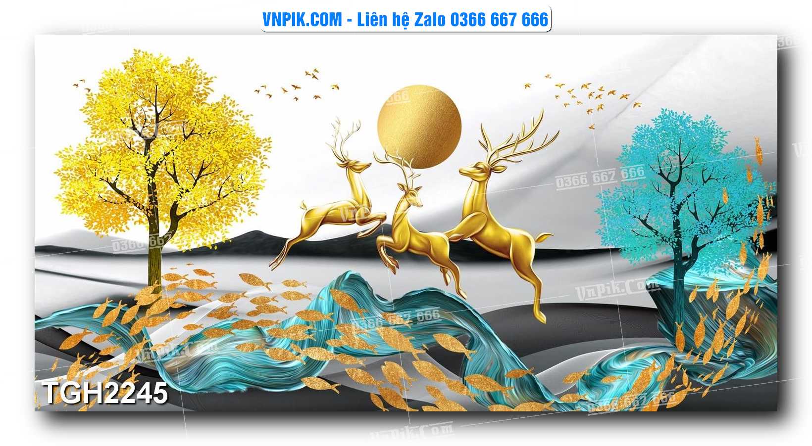 Tranh Ghép Treo Tường Mã File TGH2245