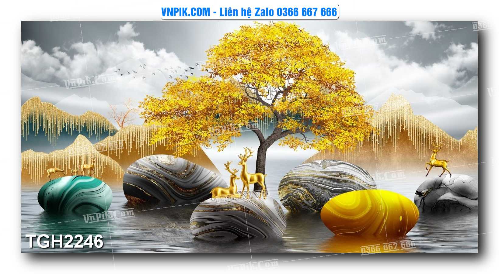 Tranh Ghép Treo Tường Mã File TGH2246