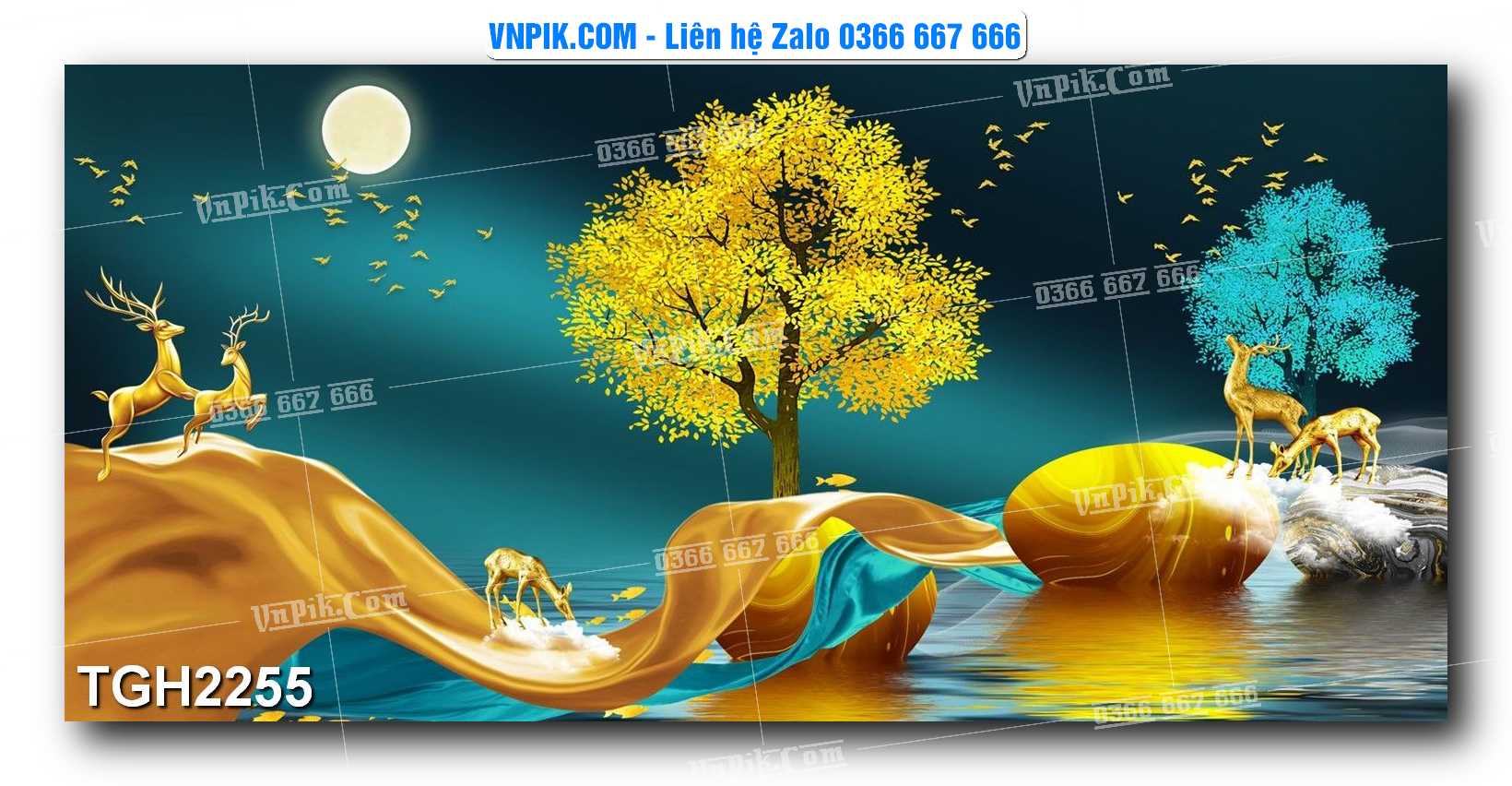 Tranh Ghép Treo Tường Mã File TGH2255