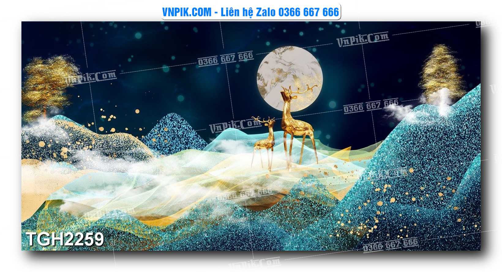 Tranh Ghép Treo Tường Mã File TGH2259