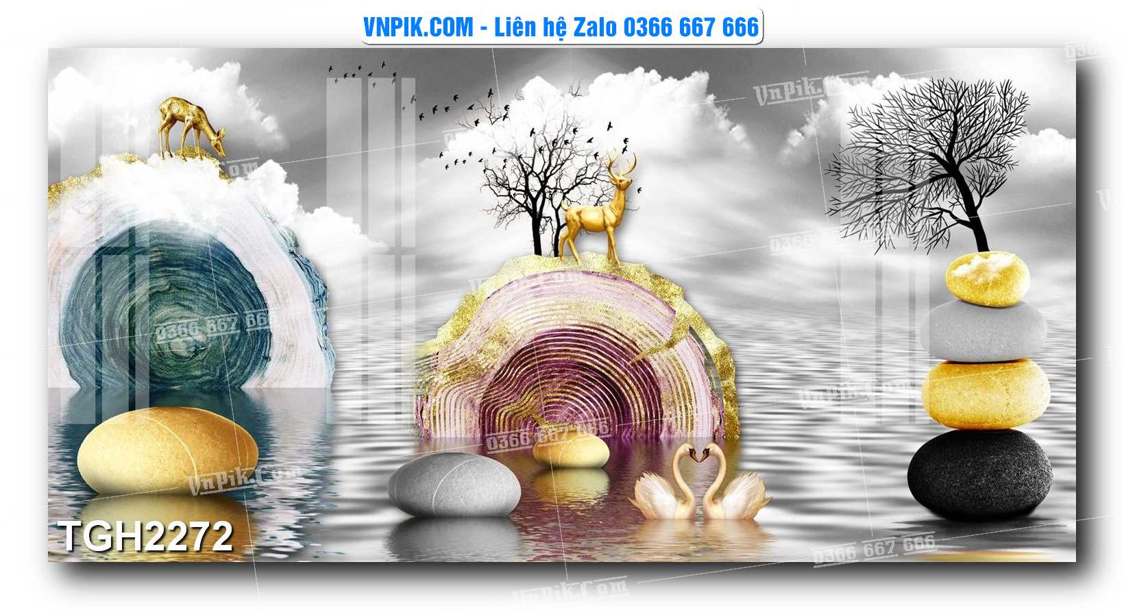 Tranh Ghép Treo Tường Mã File TGH2272