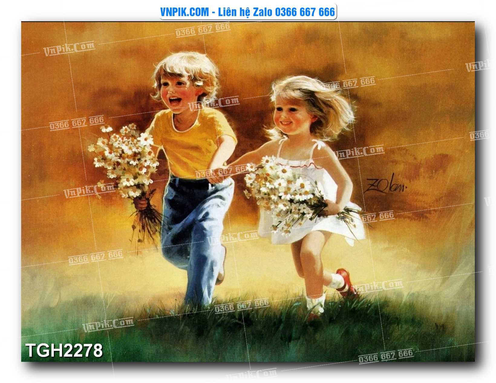 Tranh Ghép Treo Tường Mã File TGH2278
