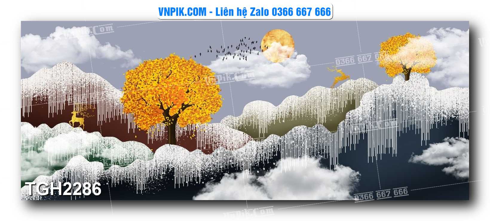 Tranh Ghép Treo Tường Mã File TGH2286