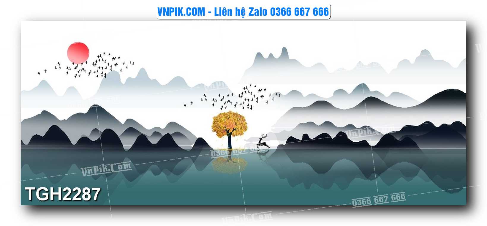 Tranh Ghép Treo Tường Mã File TGH2287