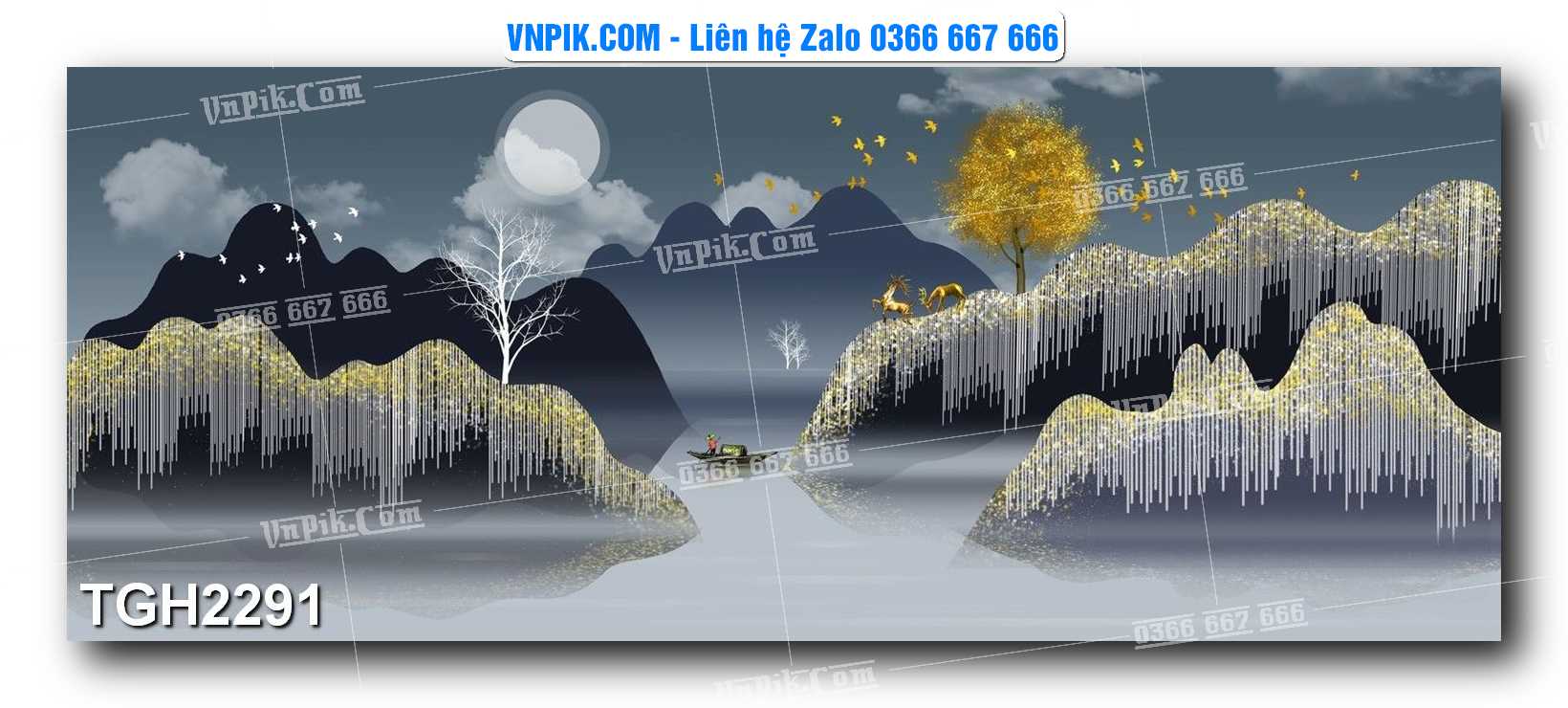 Tranh Ghép Treo Tường Mã File TGH2291