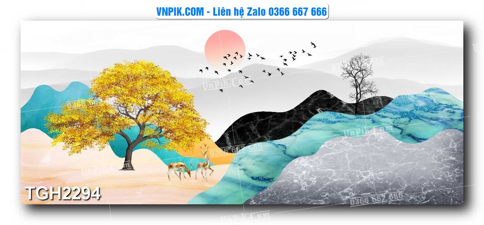 Tranh Ghép Treo Tường Mã File TGH2294