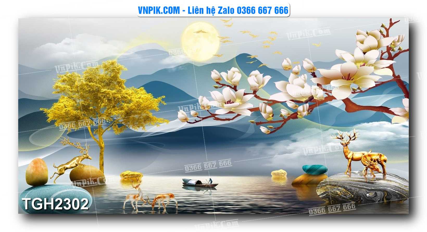 Tranh Ghép Treo Tường Mã File TGH2302