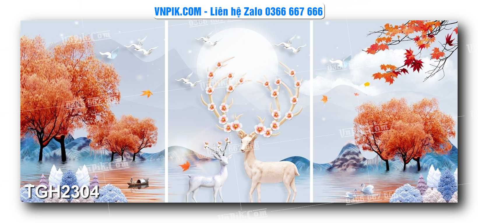 Tranh Ghép Treo Tường Mã File TGH2304