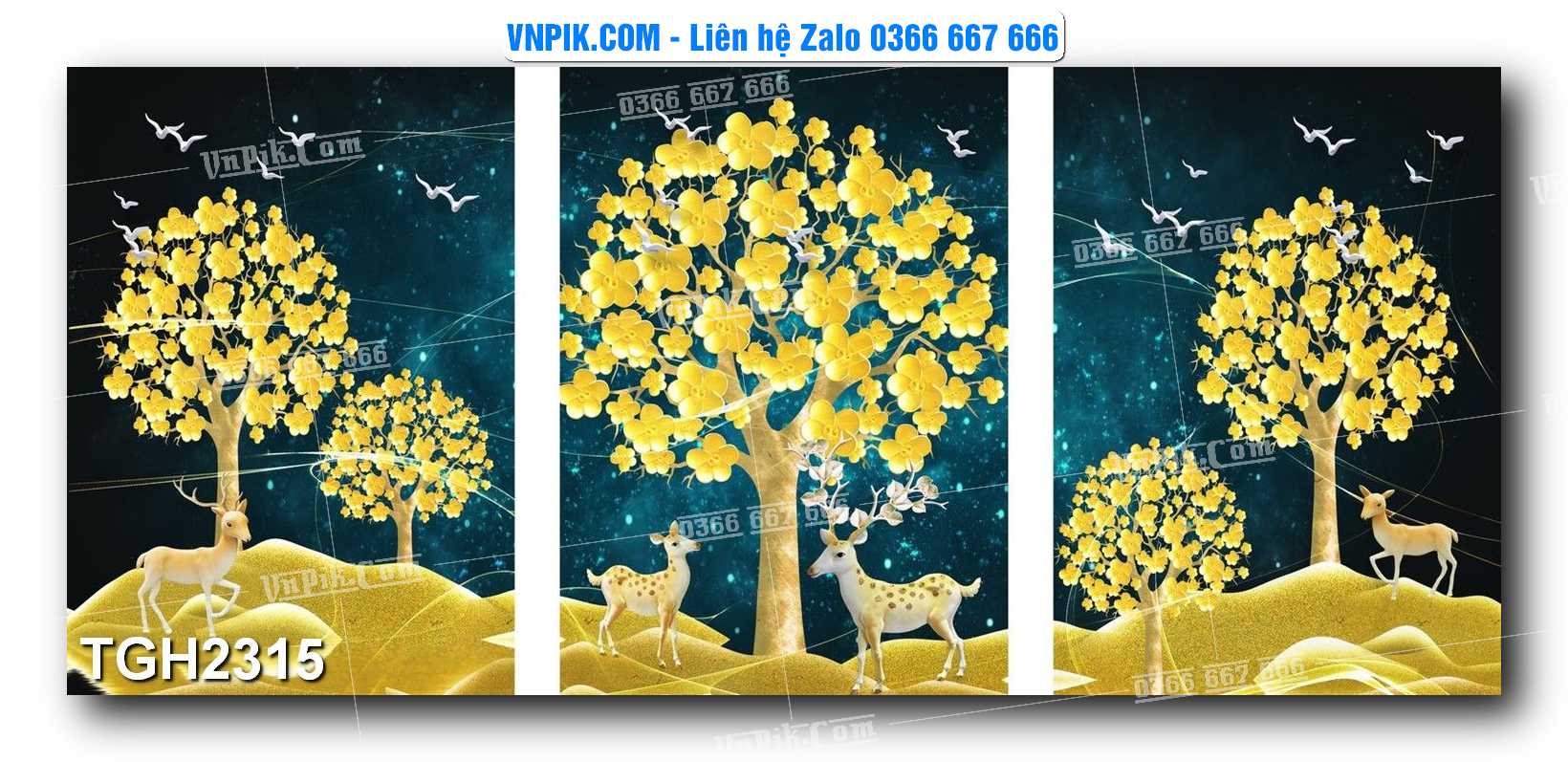 Tranh Ghép Treo Tường Mã File TGH2315