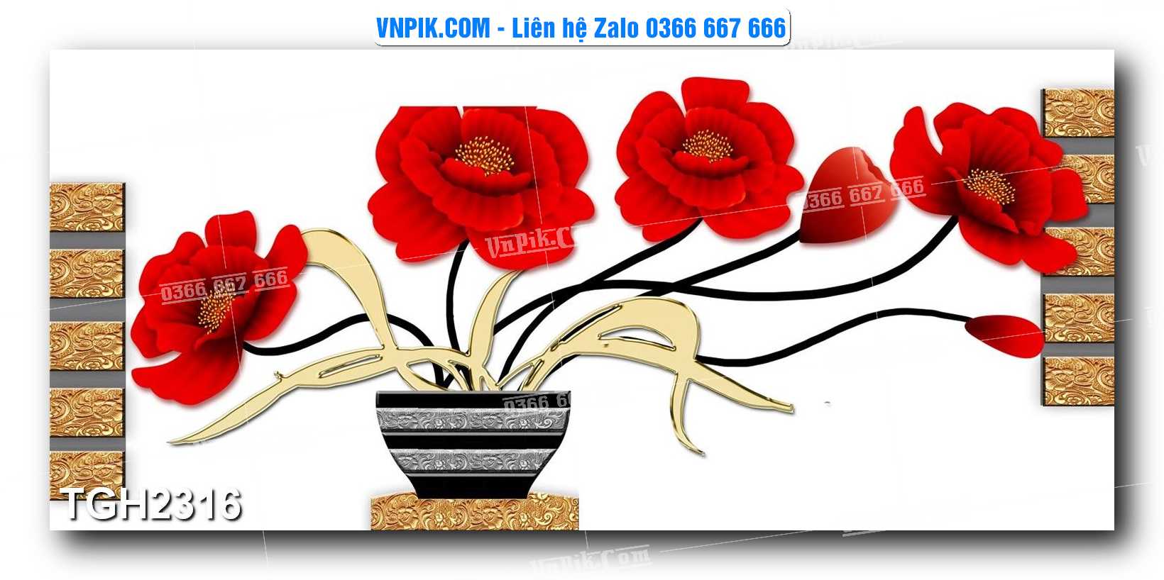 Tranh Ghép Treo Tường Mã File TGH2316
