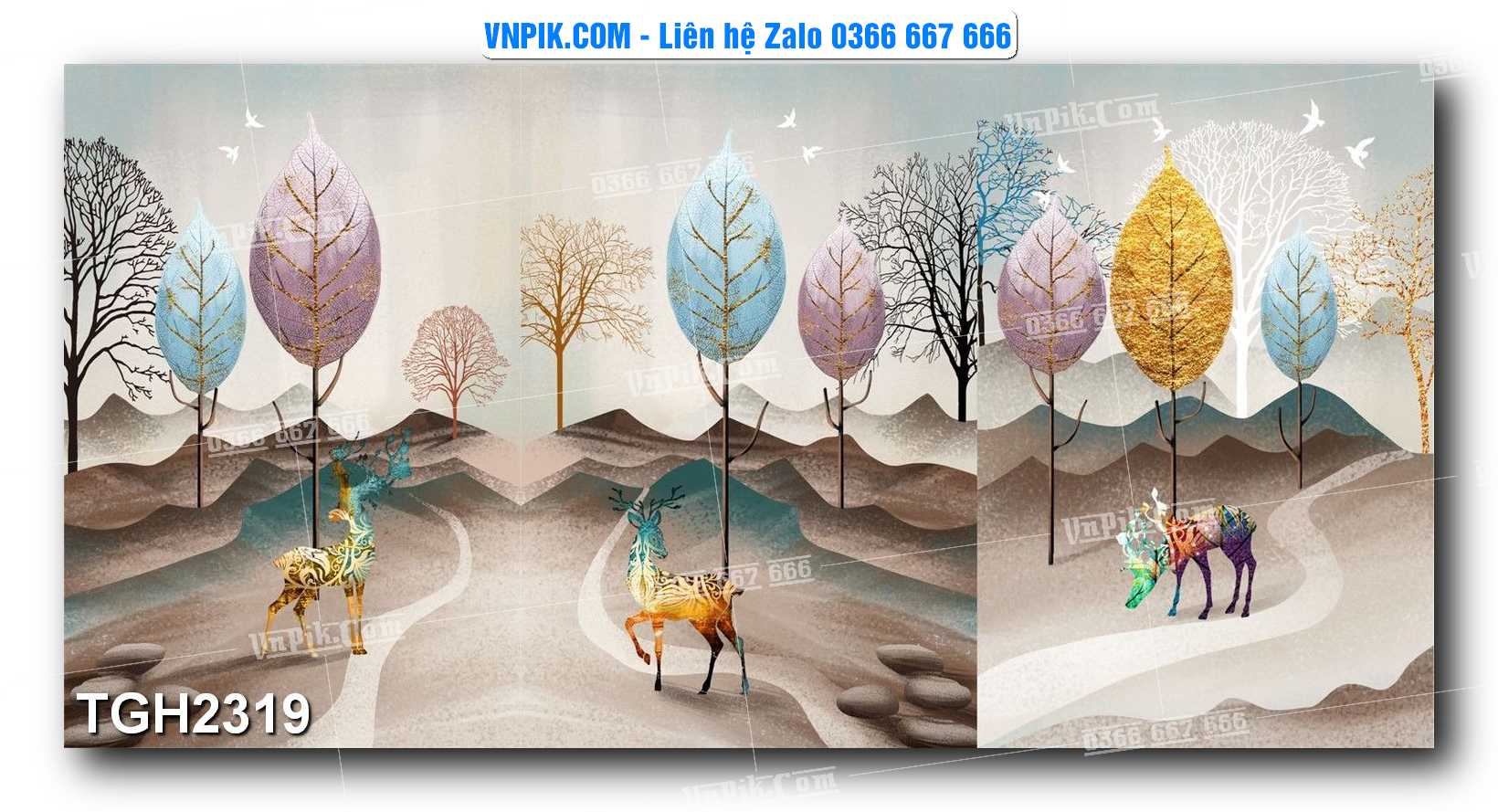 Tranh Ghép Treo Tường Mã File TGH2319