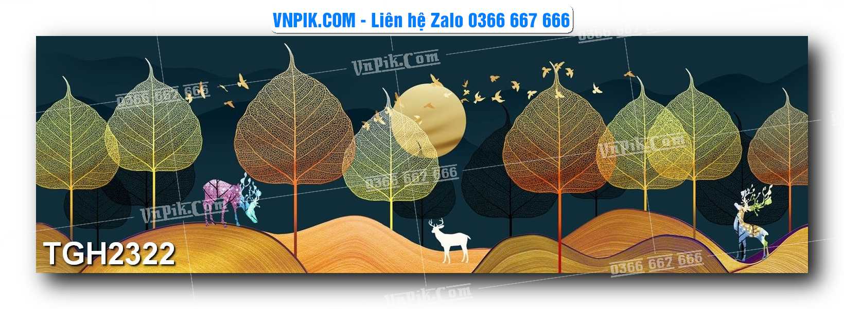 Tranh Ghép Treo Tường Mã File TGH2322