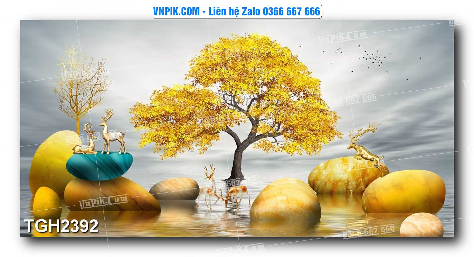Tranh Ghép Treo Tường Mã File TGH2392