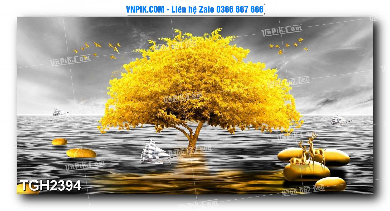 Tranh Ghép Treo Tường Mã File TGH2394