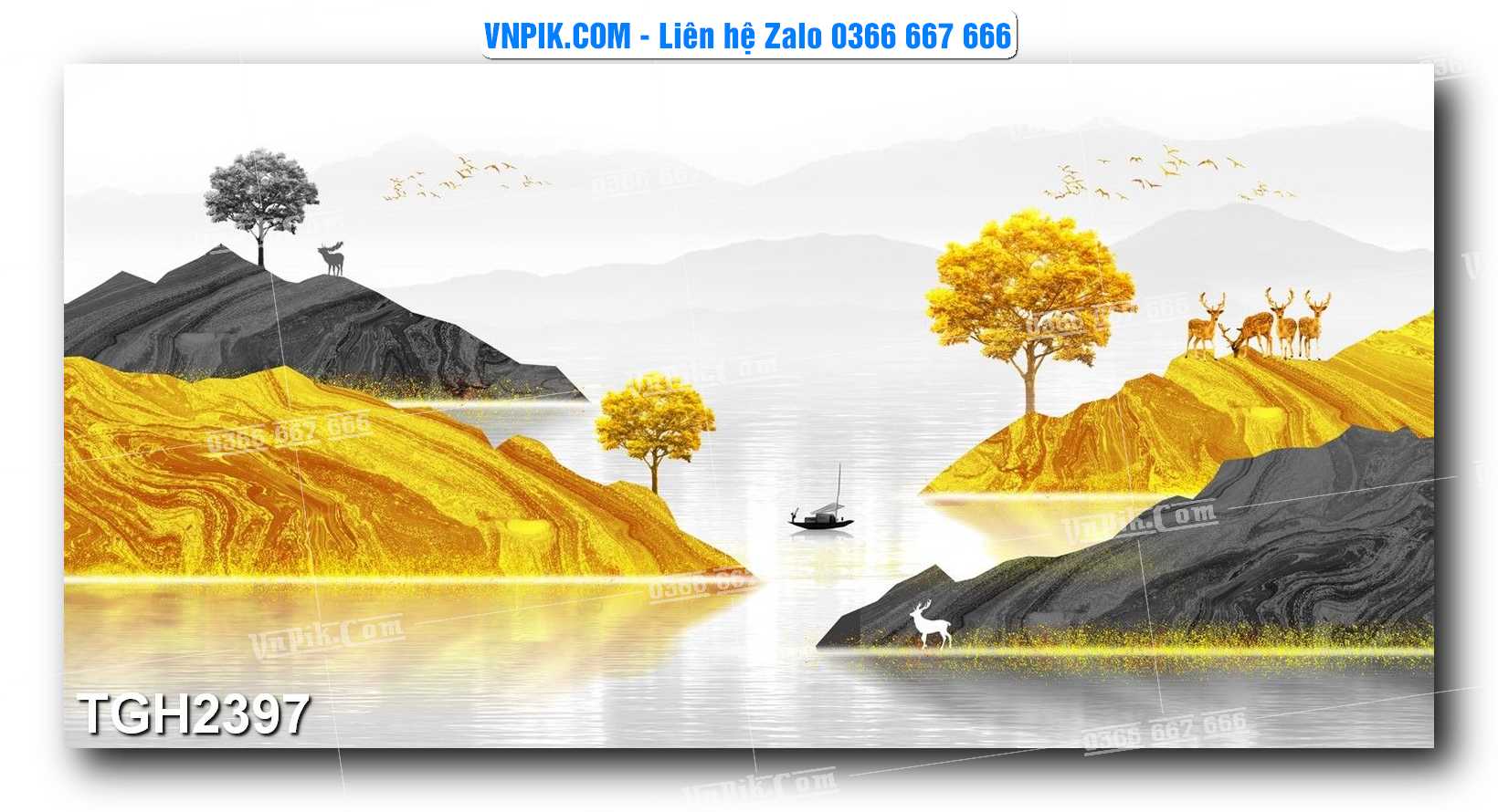 Tranh Ghép Treo Tường Mã File TGH2397