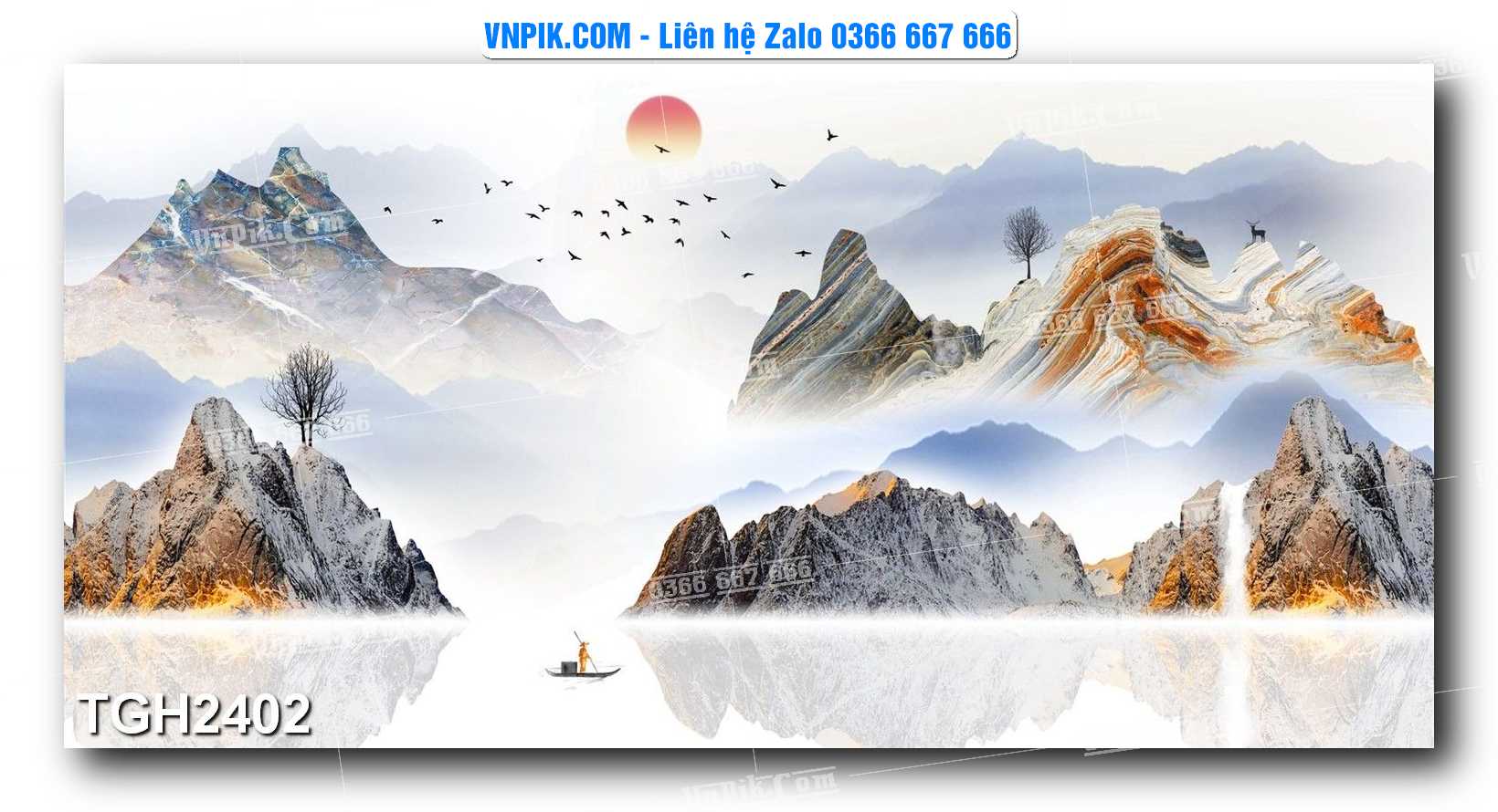 Tranh Ghép Treo Tường Mã File TGH2402