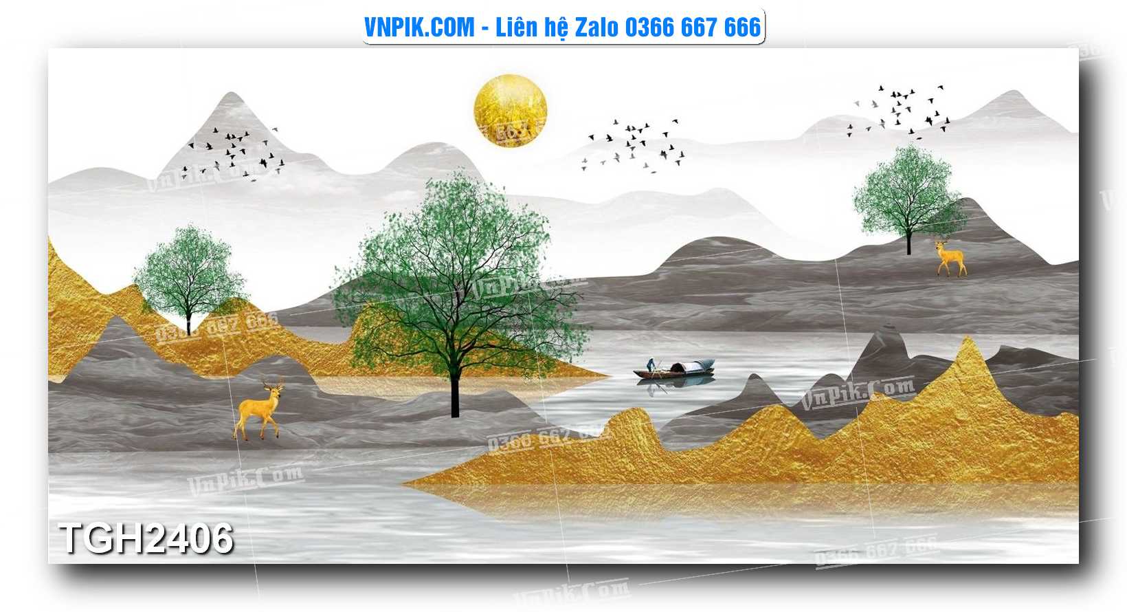 Tranh Ghép Treo Tường Mã File TGH2406