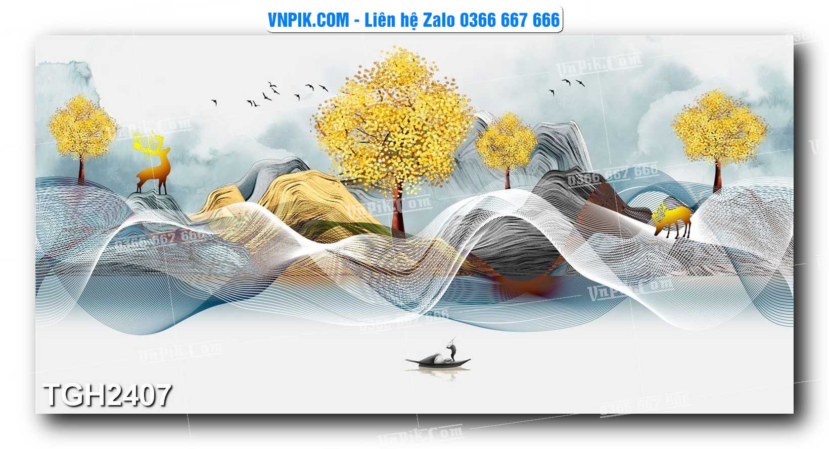 Tranh Ghép Treo Tường Mã File TGH2407
