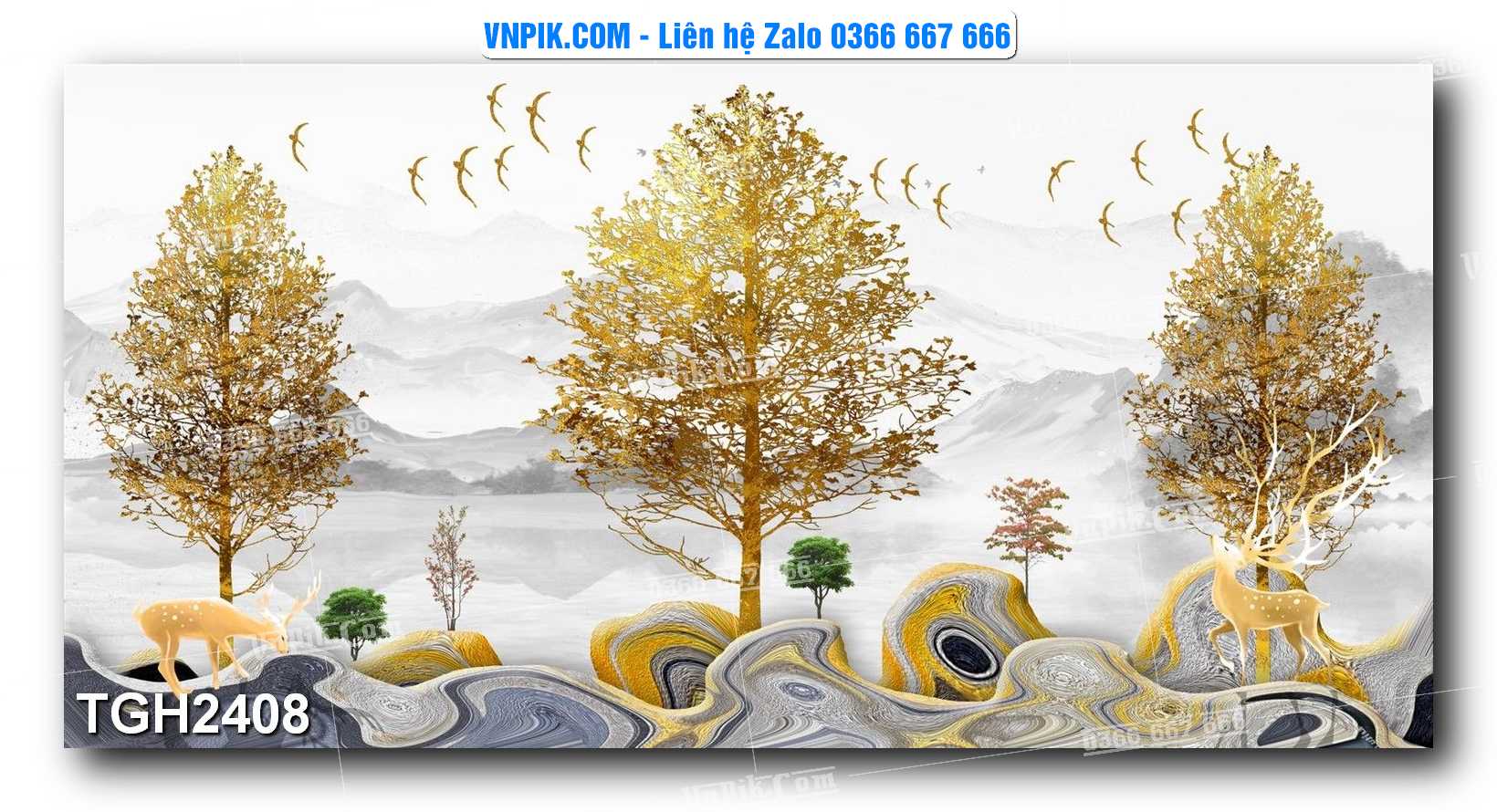 Tranh Ghép Treo Tường Mã File TGH2408