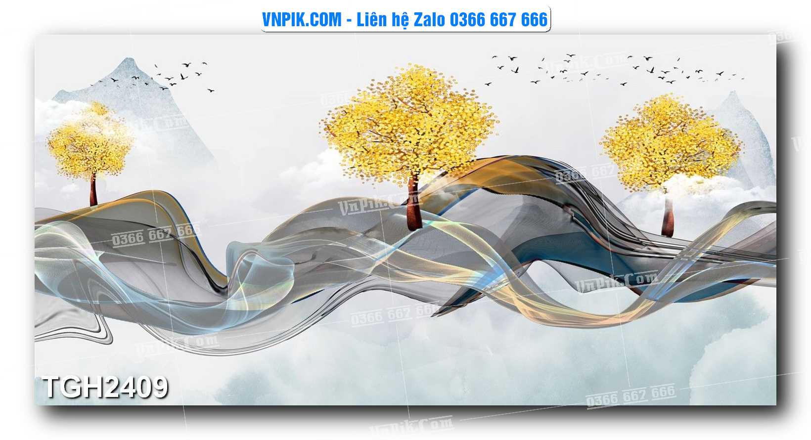 Tranh Ghép Treo Tường Mã File TGH2409