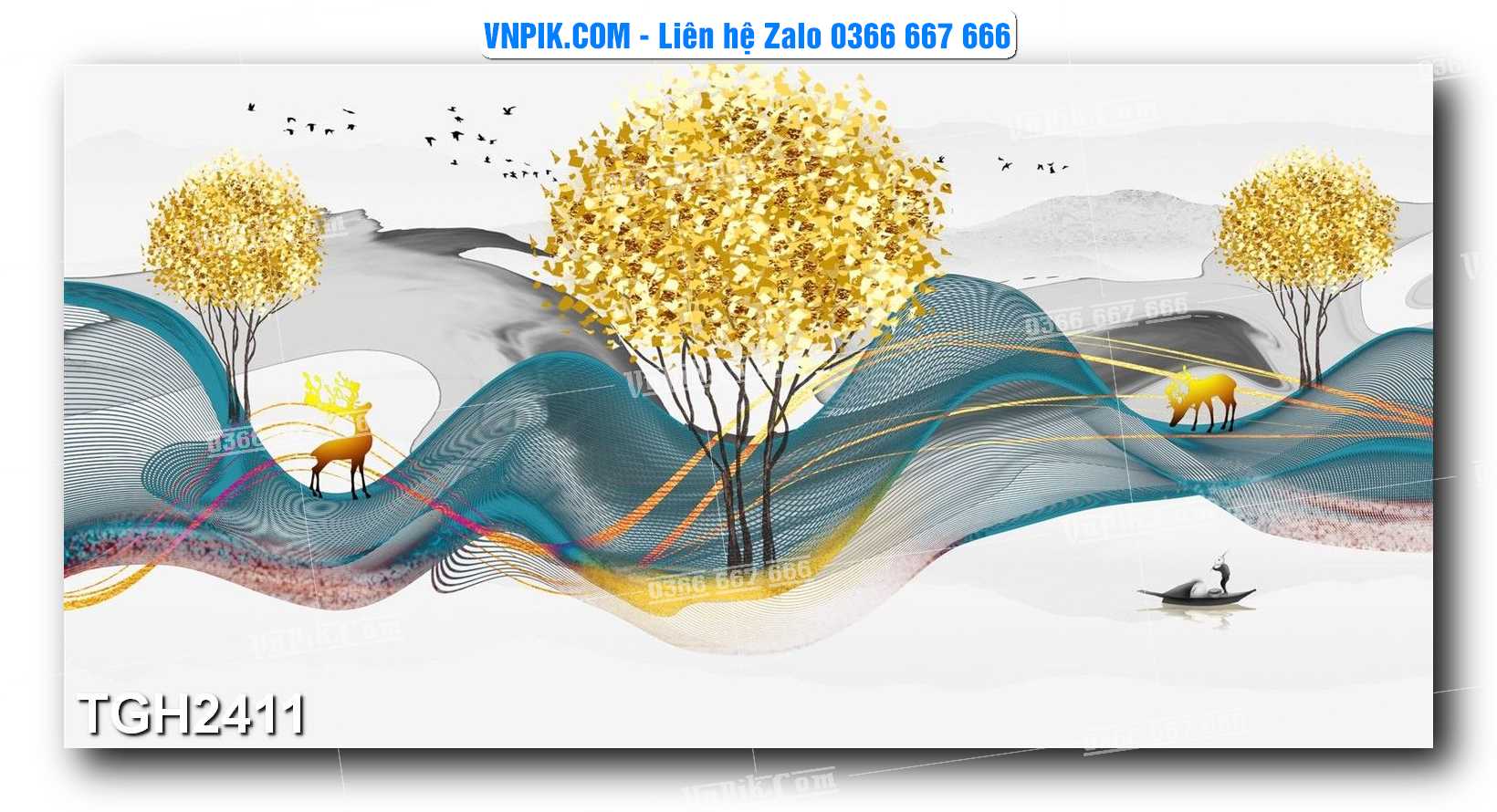 Tranh Ghép Treo Tường Mã File TGH2411