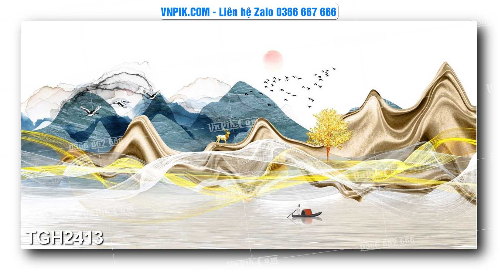Tranh Ghép Treo Tường Mã File TGH2413