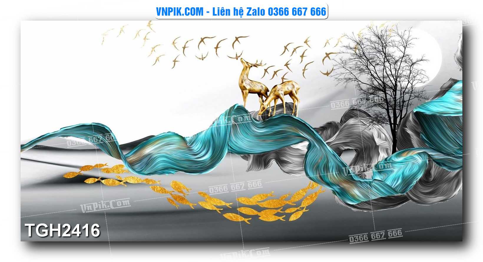 Tranh Ghép Treo Tường Mã File TGH2416