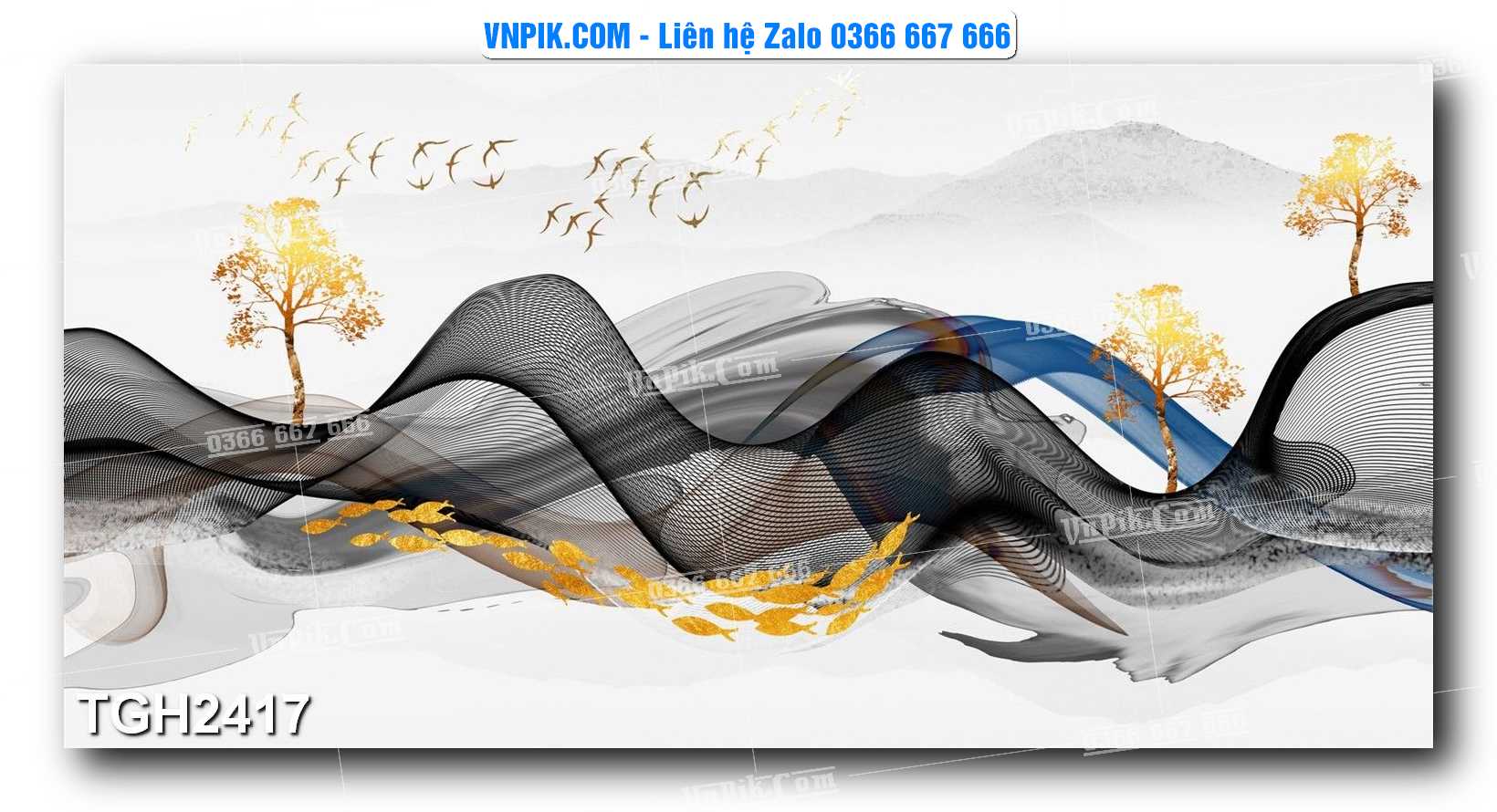 Tranh Ghép Treo Tường Mã File TGH2417