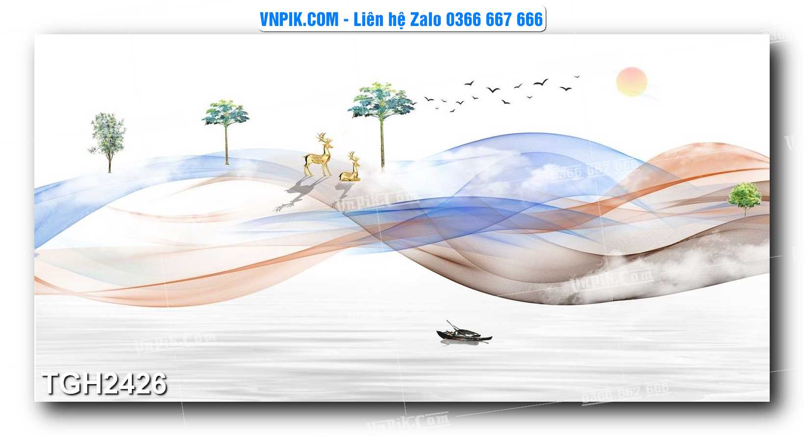 Tranh Ghép Treo Tường Mã File TGH2426