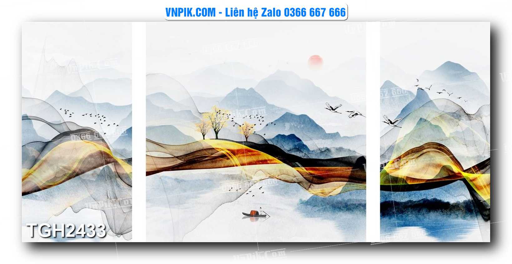 Tranh Ghép Treo Tường Mã File TGH2433