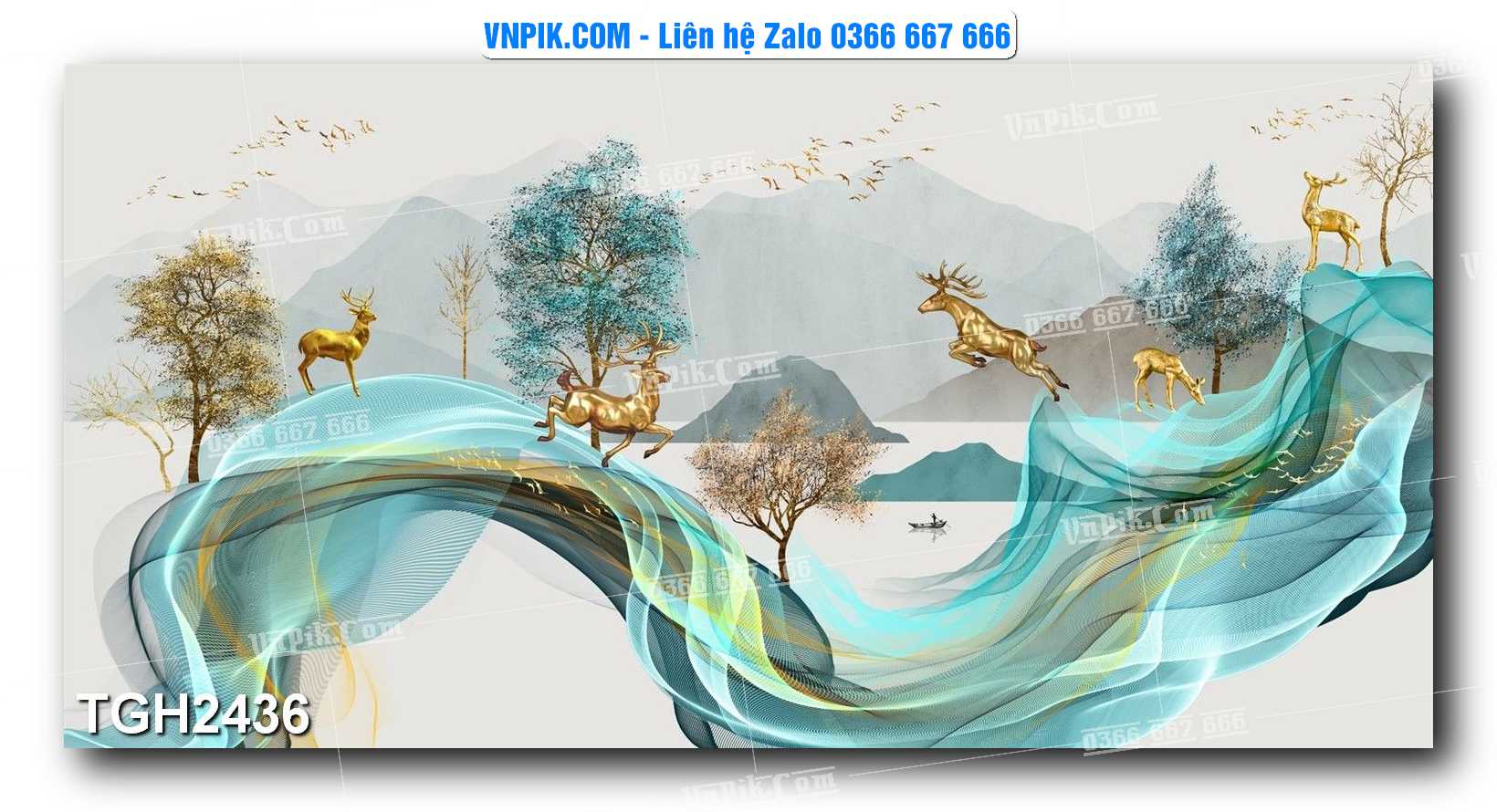 Tranh Ghép Treo Tường Mã File TGH2436