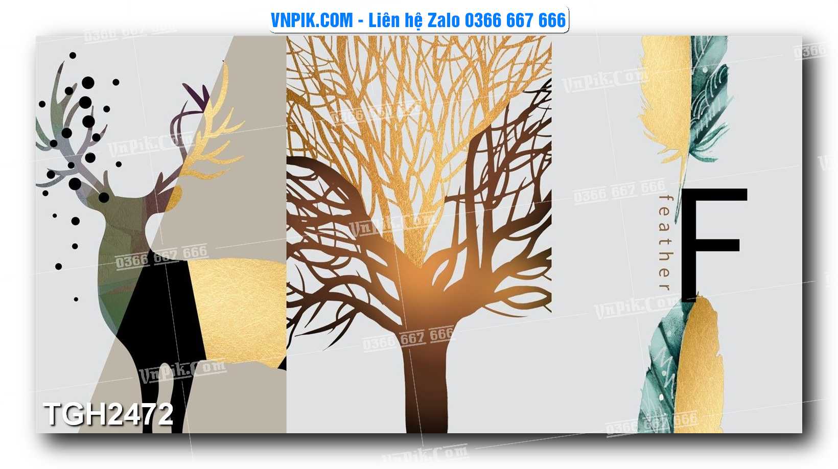 Tranh Ghép Treo Tường Mã File TGH2472
