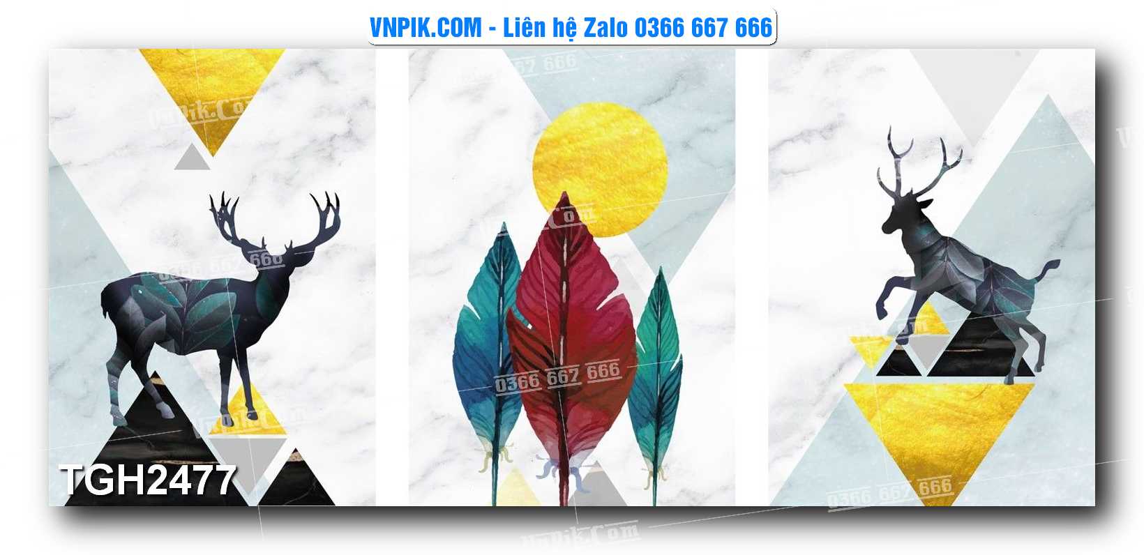 Tranh Ghép Treo Tường Mã File TGH2477
